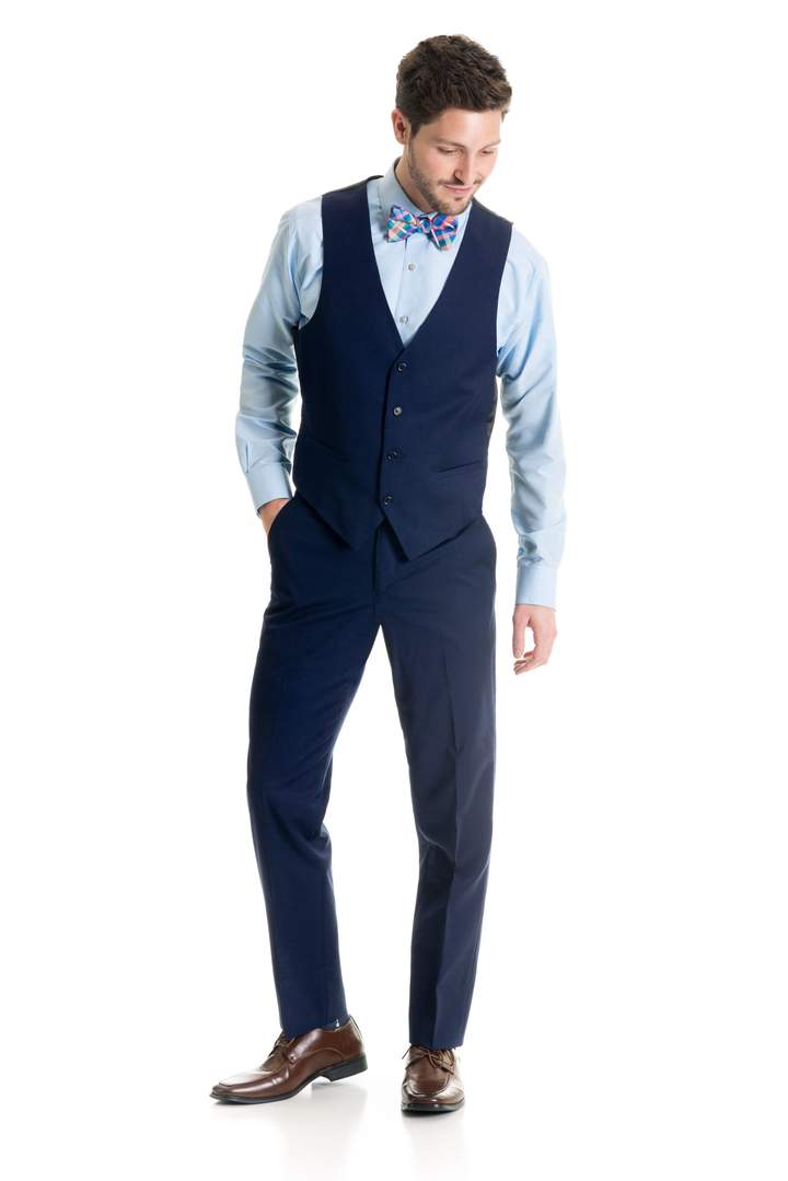 Dark Indigo Suit Separates Vest – Super 120's Style No. NF9I - Black Tie  Formalwear