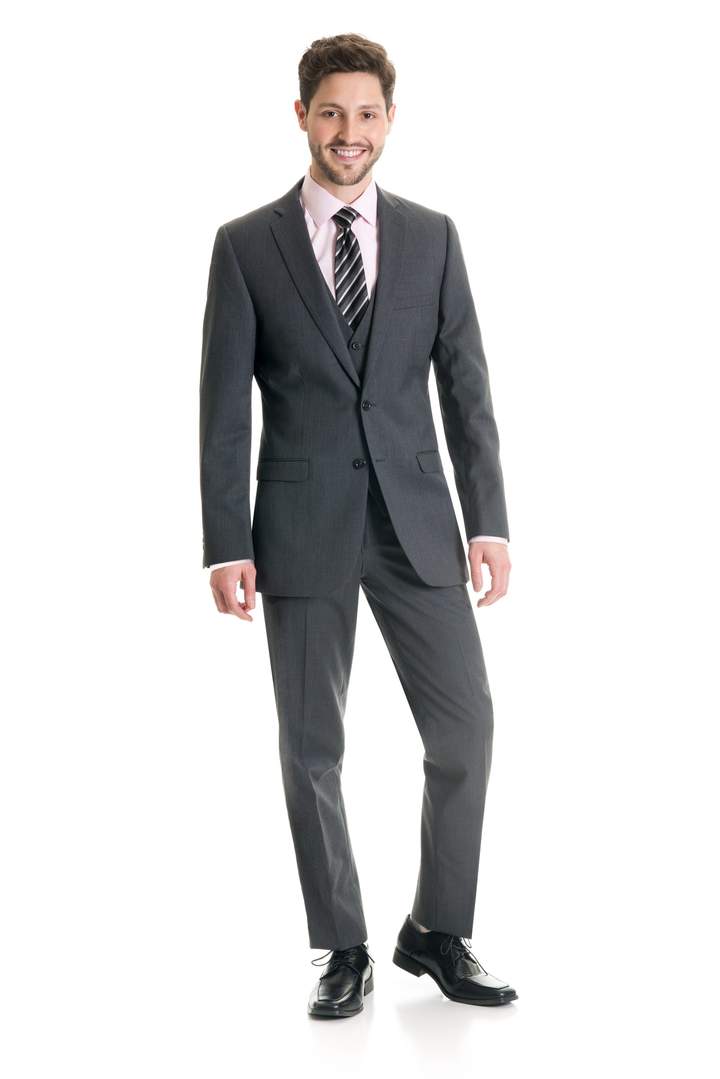 Grey Slim Fit Suit Coat – Super 120’s Style No. N9GC - Black Tie Formalwear