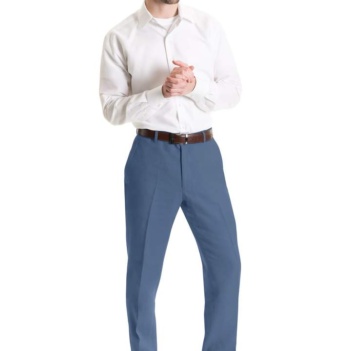 Light Indigo Destination Linen Suit Pants
