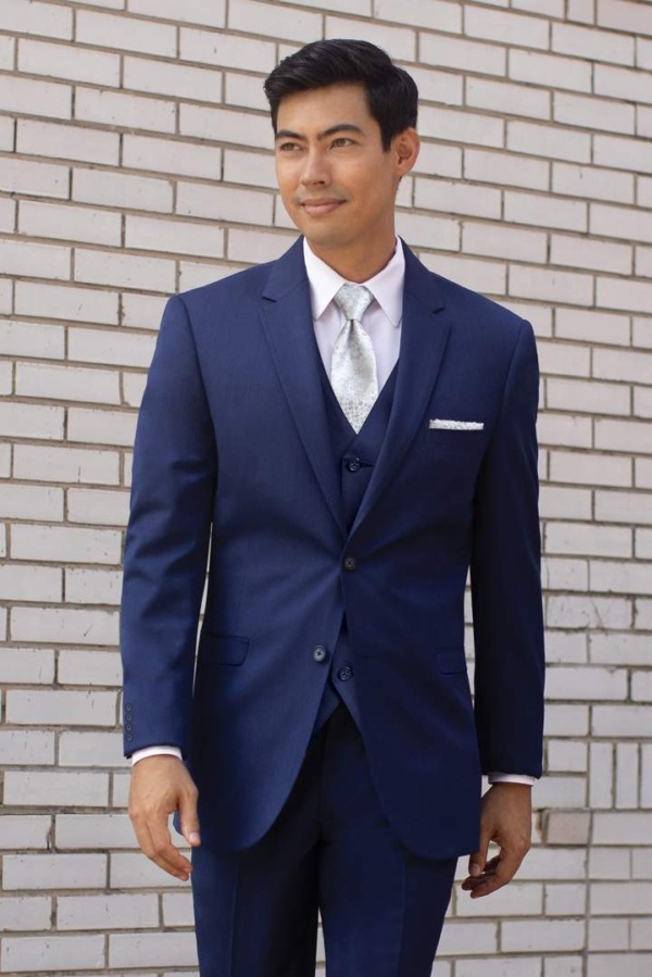 Michael Kors Blue Performance Wedding Suit