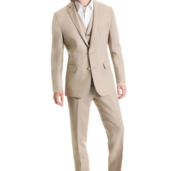 Tan Destination Linen Suit Coat