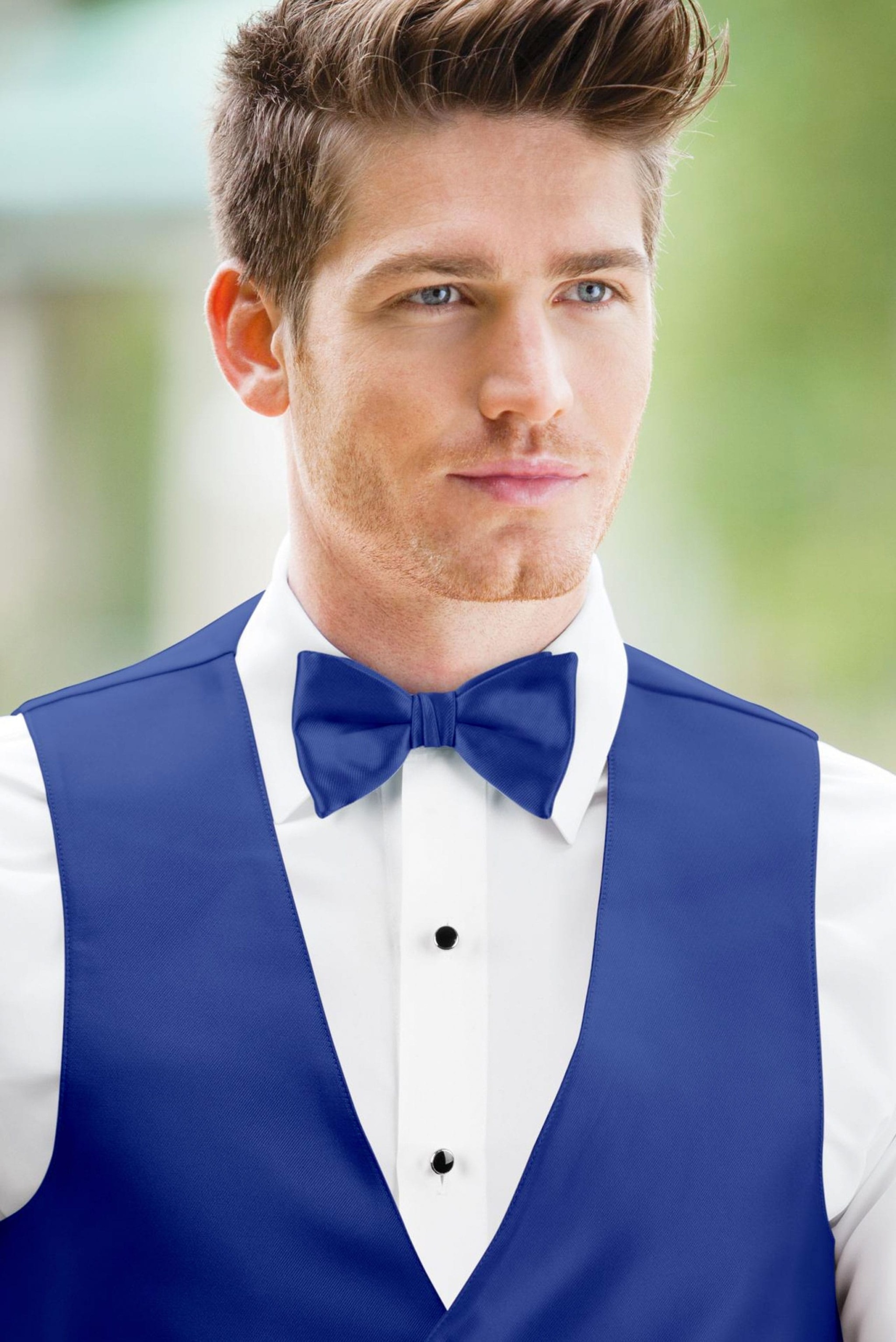 Solid Royal Blue Bow Tie - Black Tie Formalwear