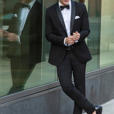 The Radcliffe Black Twill Tuxedo